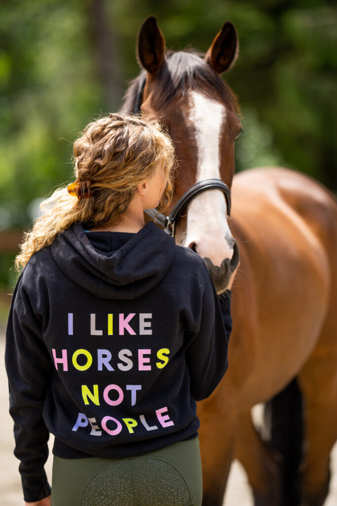 Dapplebay I like Horses not people shirt